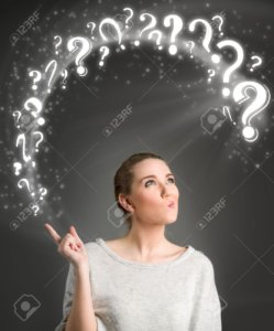 29053795-thinking-woman-shiny-questions-symbol-stock-photo